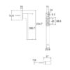 100VS-EHLS-7707 Euro Handle 7 x 7mm Single with Key - Image 3