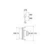 400VS-MH-5580 Concealed Heavy Duty Hinge with Cover - Image 2